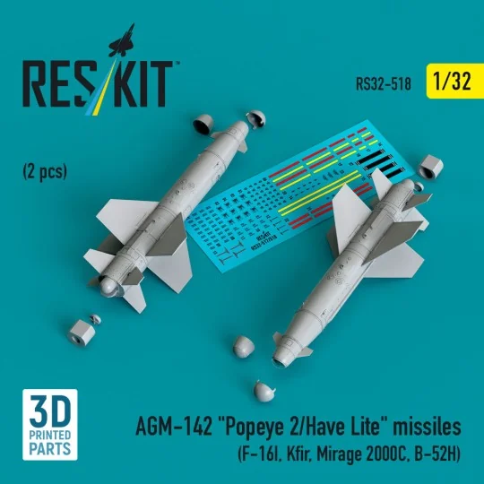 AGM-142 Popeye 2/Have Lite missiles (2 pcs) (F-16I, Kfir, Mirage 20...