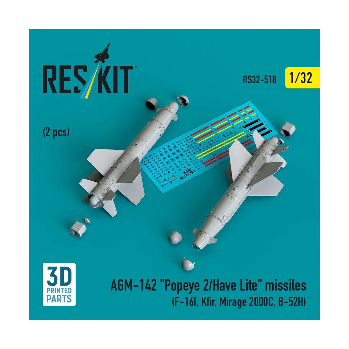 AGM-142 Popeye 2/Have Lite missiles (2 pcs) (F-16I, Kfir, Mirage 20...