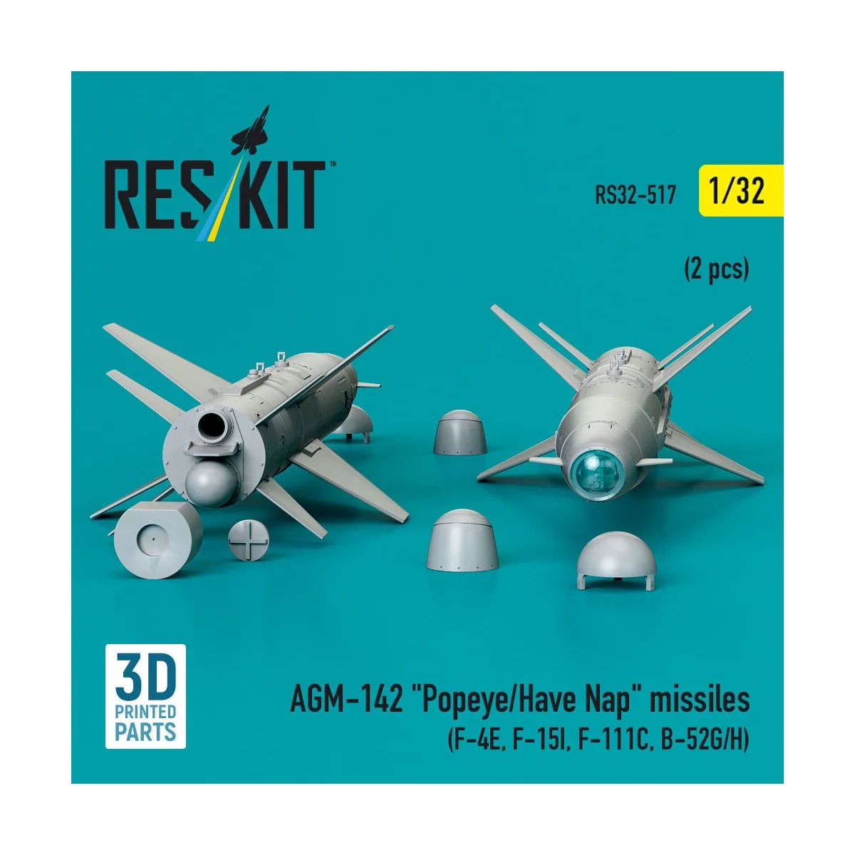 AGM-142 Popeye/Have Nap missiles (2 pcs) (F-4E, F-15I, F-111C, B-52...