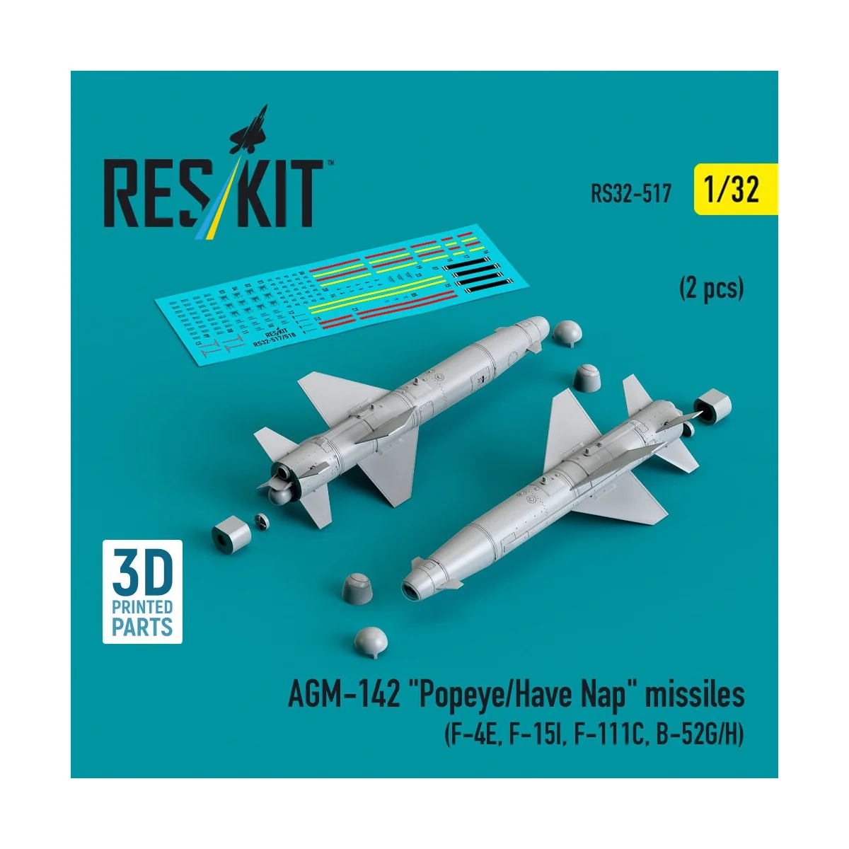 AGM-142 Popeye/Have Nap missiles (2 pcs) (F-4E, F-15I, F-111C, B-52...