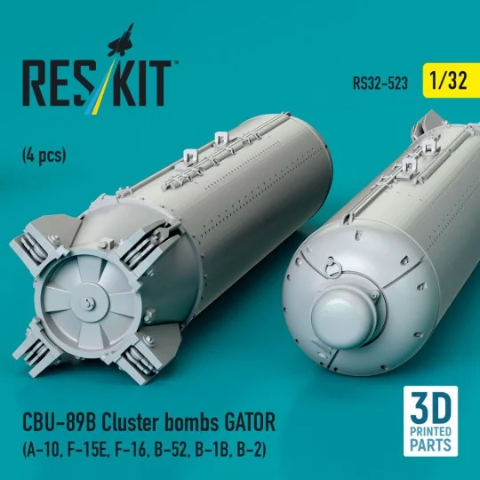 CBU-89B cluster bombs GATOR (4 pcs) (A-10, F-15E, F-16, B-52, B-1B,... CBU-89B cluster bombs GATOR (4 pcs) (A-10, F-15E, F-16, B-52, B-1B,...