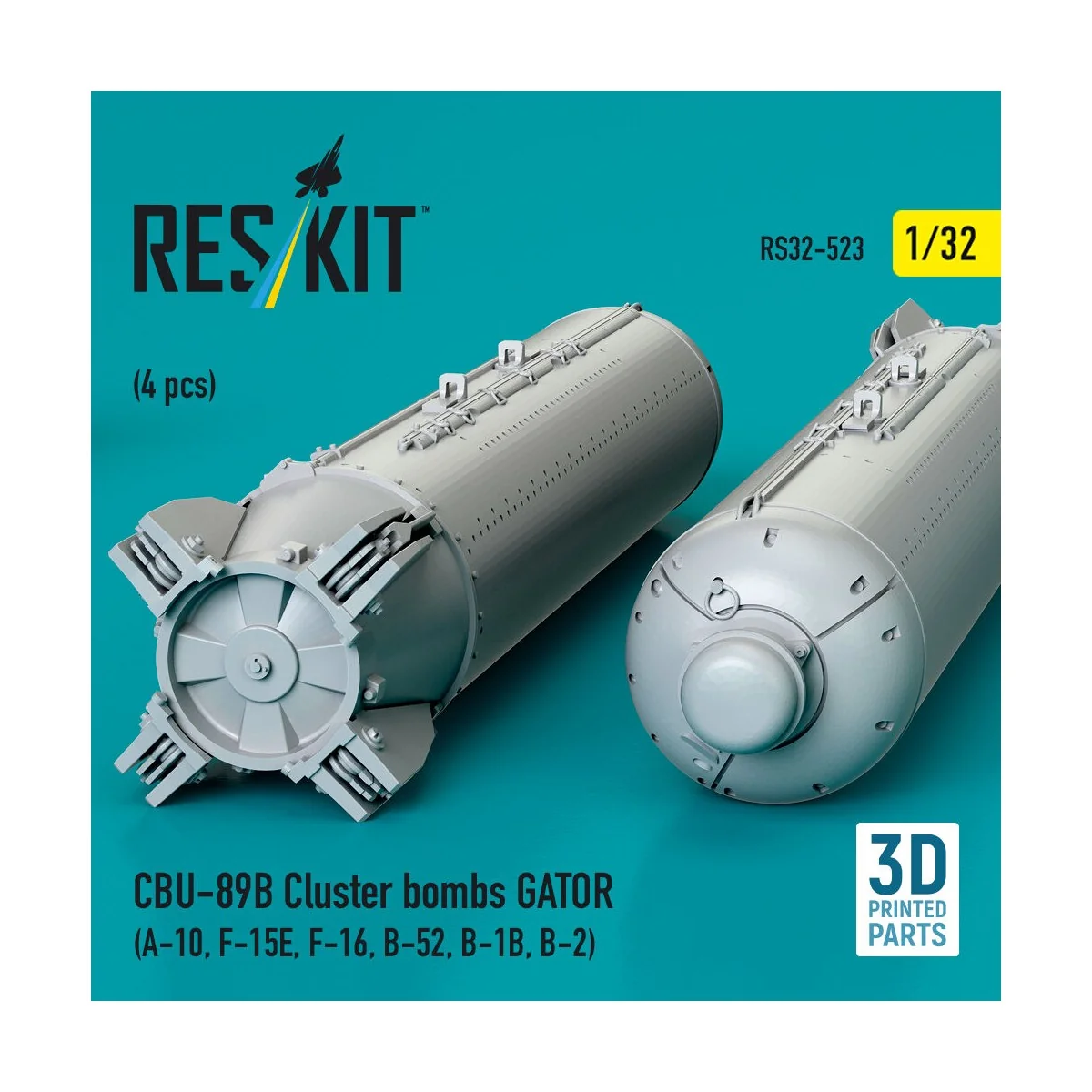 CBU-89B cluster bombs GATOR (4 pcs) (A-10, F-15E, F-16, B-52, B-1B,... CBU-89B cluster bombs GATOR (4 pcs) (A-10, F-15E, F-16, B-52, B-1B,...