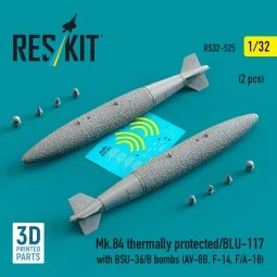 Mk.84 thermally protected/BLU-117 with BSU-36/B bombs (2 pcs) (AV-8...