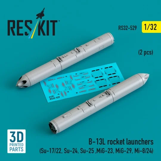 B-13L rocket launchers (2 pcs) (Su-17/22, Su-24, Su-25 ,MiG-23, MiG...