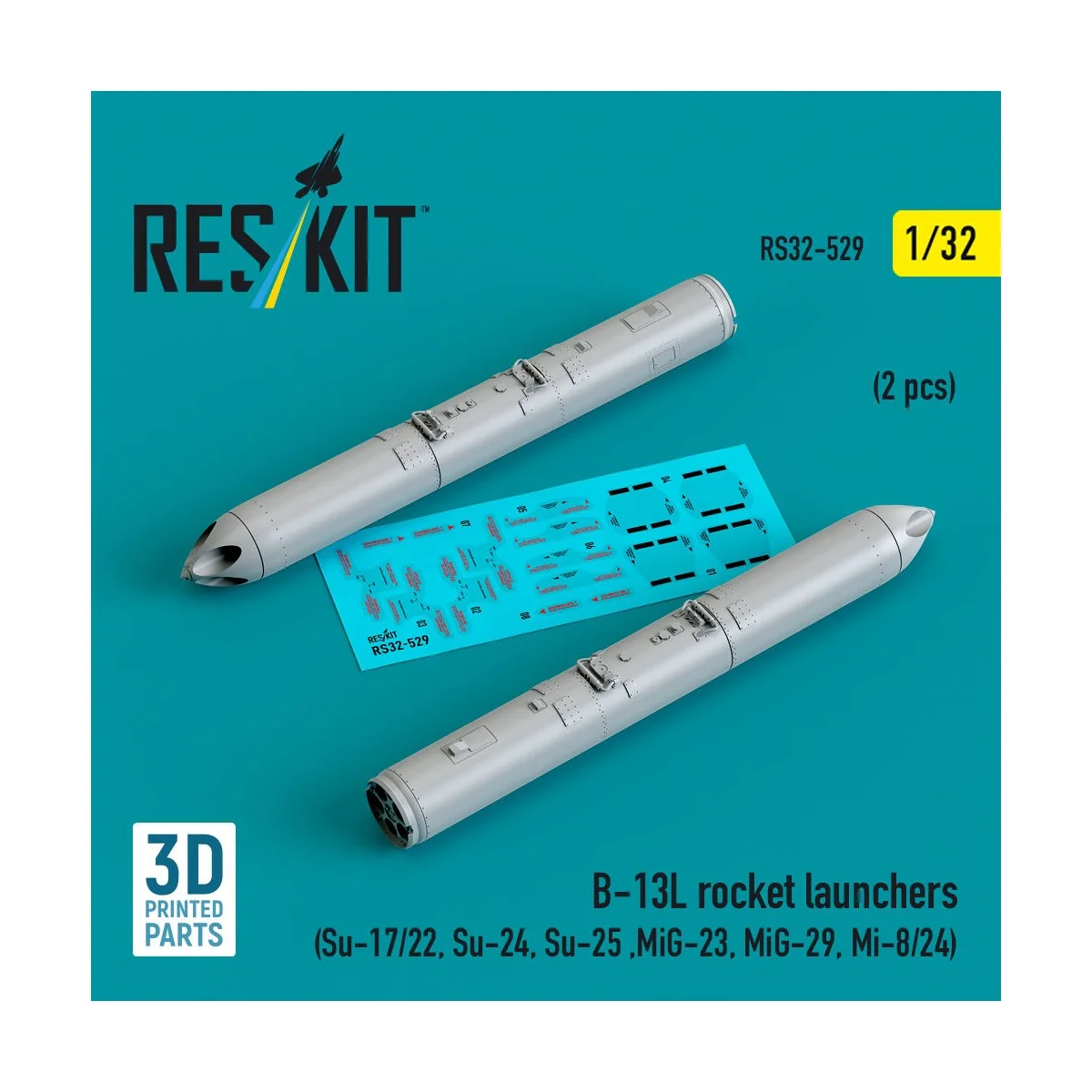 B-13L rocket launchers (2 pcs) (Su-17/22, Su-24, Su-25, MiG-23, MiG... B-13L rocket launchers (2 pcs) (Su-17/22, Su-24, Su-25, MiG-23, MiG...