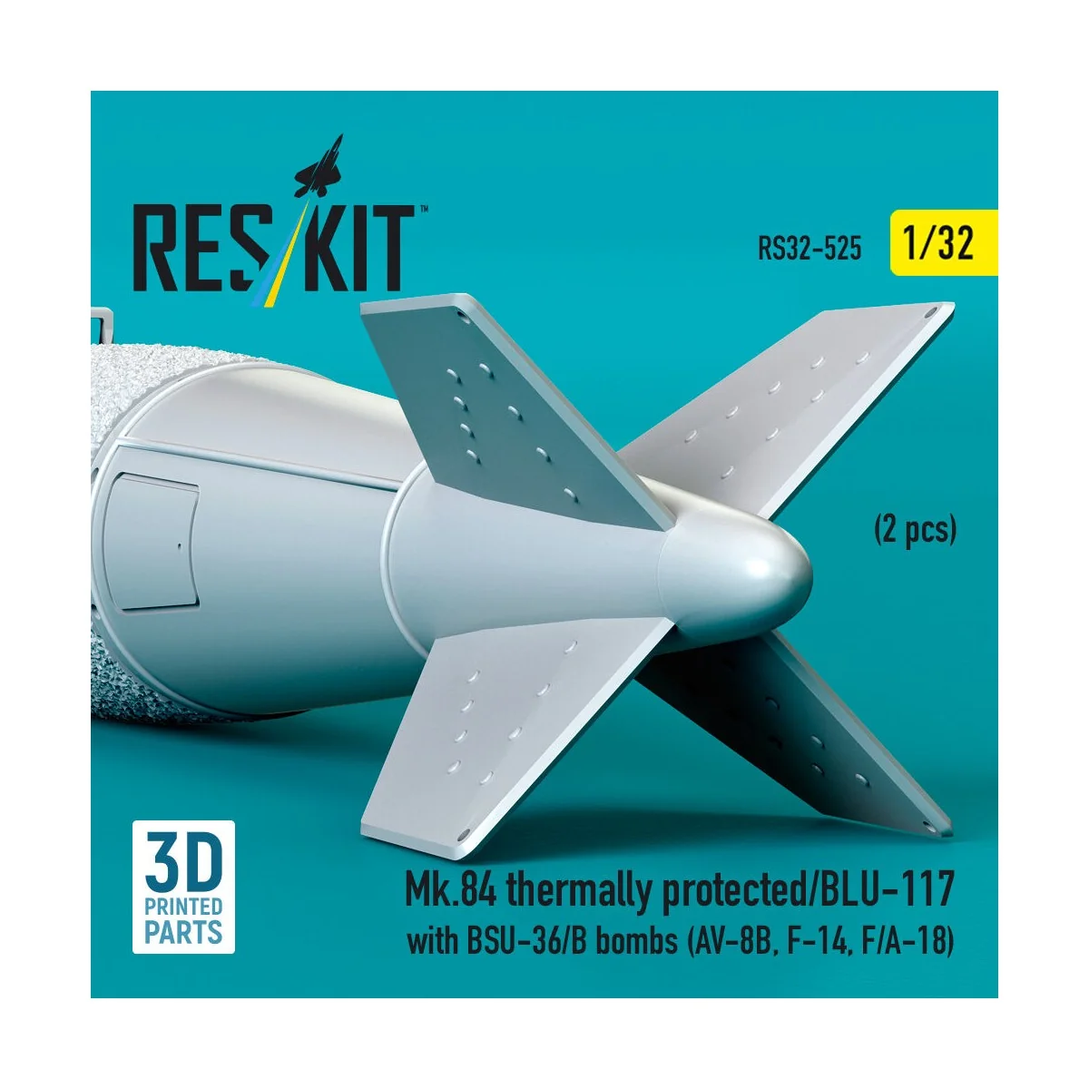 Mk.84 thermally protected/BLU-117 with BSU-36/B bombs (2 pcs) (AV-8...