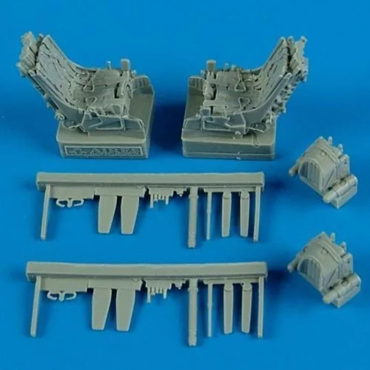 Su-27UB ejection seats w.safety belts, 1/48 - Quickboost QB48 488 Su-27UB ejection seats w.safety belts, 1/48 - Quickboost QB48 488