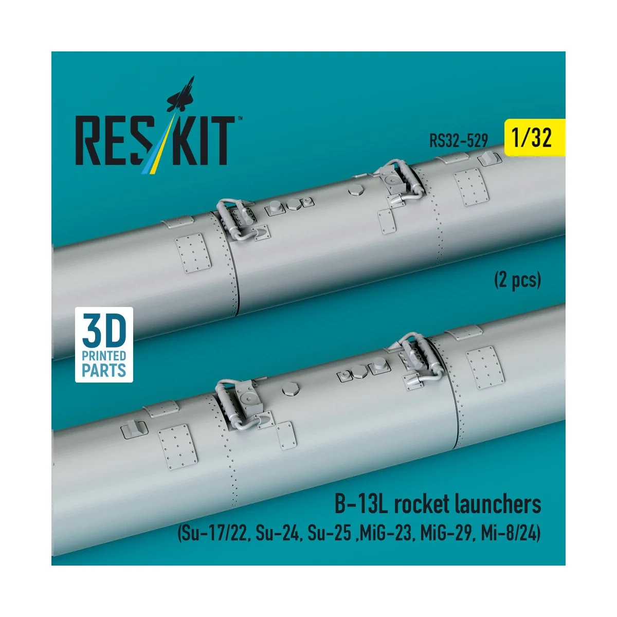 B-13L rocket launchers (2 pcs) (Su-17/22, Su-24, Su-25, MiG-23, MiG... B-13L rocket launchers (2 pcs) (Su-17/22, Su-24, Su-25, MiG-23, MiG...