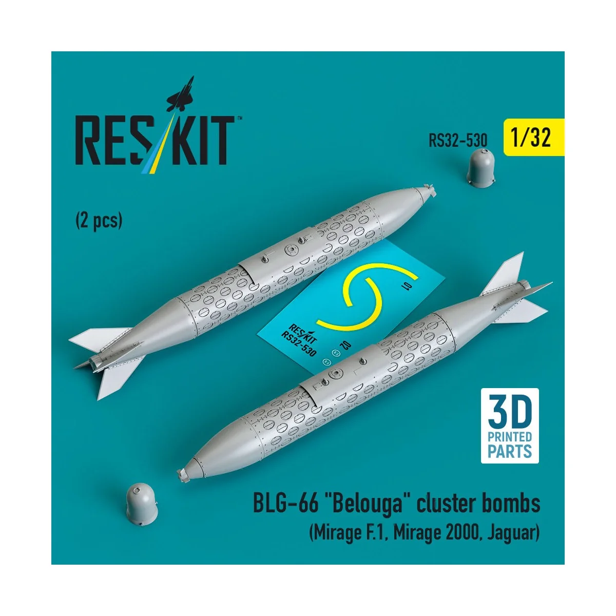 BLG-66 Belouga cluster bombs (2 pcs) (Mirage F.1, Mirage 2000, Jagu...