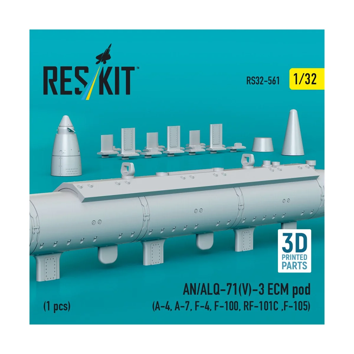 AN/ALQ-71(V)-3 ECM pod (A-4, A-7, F-4, F-100, RF-101C, F-105) (1pcs...