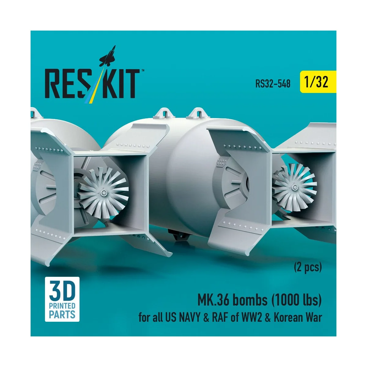 MK.36 bombs (1000 lbs) for all US NAVY & RAF of WW2 & Korean War (2...