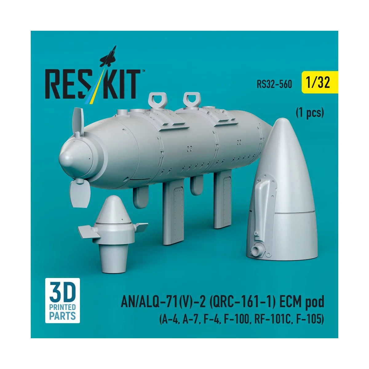 AN/ALQ-71(V)-2 (QRC-161-1) ECM pod (1pcs) (A-4, A-7, F-4, F-100, RF...