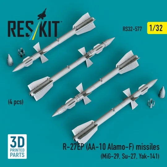 R-27EP (AA-10 Alamo-F) missiles (4 pcs) (MiG-29, Su-27, Yak-141) (3...