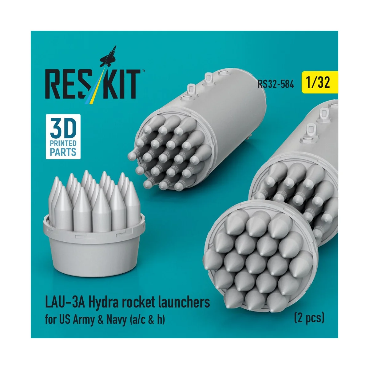 LAU-3A Hydra rocket launchers for US Army & Navy (a/c & h) (2 pcs) ... LAU-3A Hydra rocket launchers for US Army & Navy (a/c & h) (2 pcs) ...