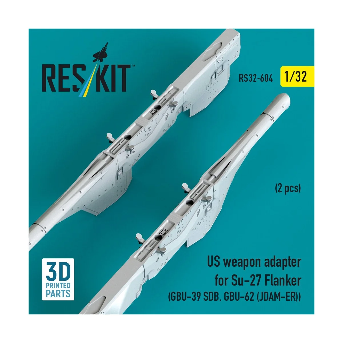 US weapon adapter for Su-27 Flanker (2 pcs) (GBU-39 SDB, GBU-62 (JD...