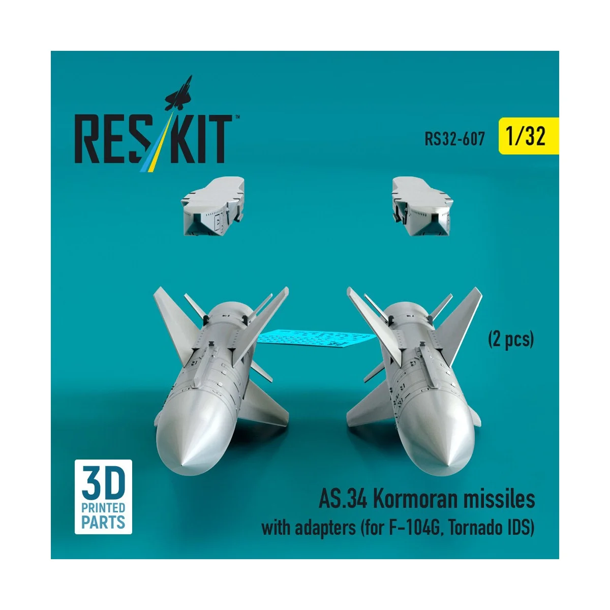 AS.34 Kormoran missiles with adapters (2 pcs) (for F-104G, Tornado ...