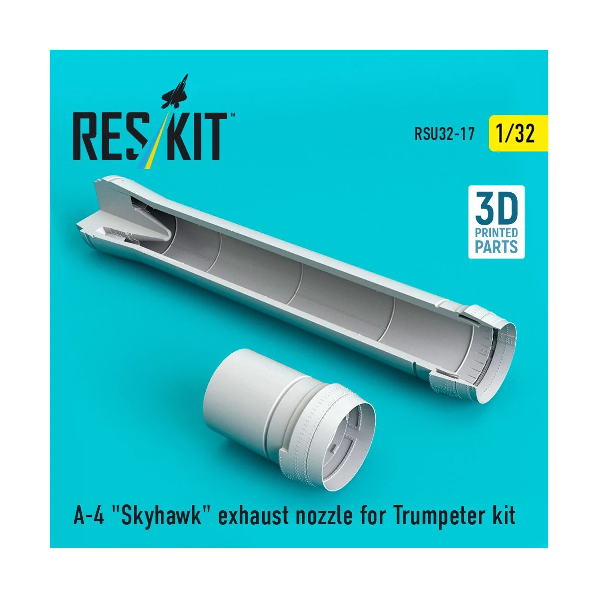 A-4 Skyhawk exhaust nozzle for Trumpeter kit (3D Printed) 1/32 - Re...
