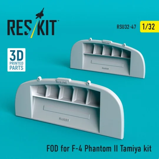 FOD for F-4 Phantom II Tamiya kit (3D Printed) 1/32 - ResKit Models...