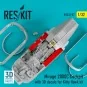 Mirage 2000C Cockpit with 3D decals for Kitty Hawk kit, 1/32 - ResK... Mirage 2000C Cockpit with 3D decals for Kitty Hawk kit, 1/32 - ResK...