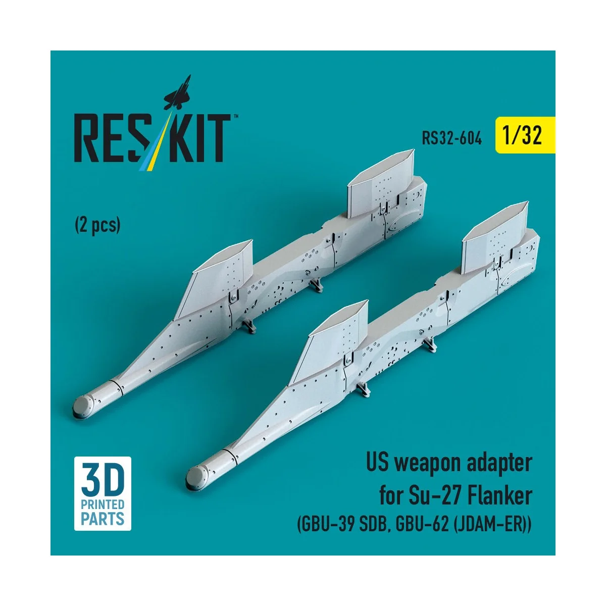 US weapon adapter for Su-27 Flanker (2 pcs) (GBU-39 SDB, GBU-62 (JD...