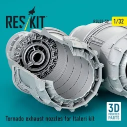 Tornado exhaust nozzles for Italeri kit (3D Printed), 1/32 - ResKit...