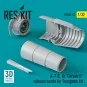 A-7 (E, D) Corsair II exhaust nozzle for Trumpeter kit, 1/32 - ResK...
