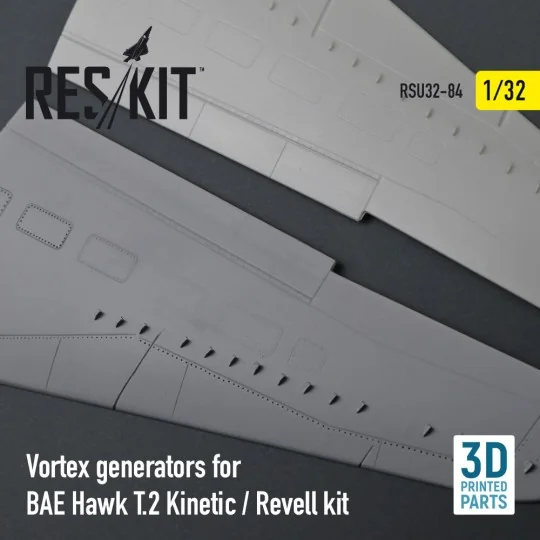 Vortex generators for BAE Hawk T.2 Kinetic / Revell kit (3D Printed...