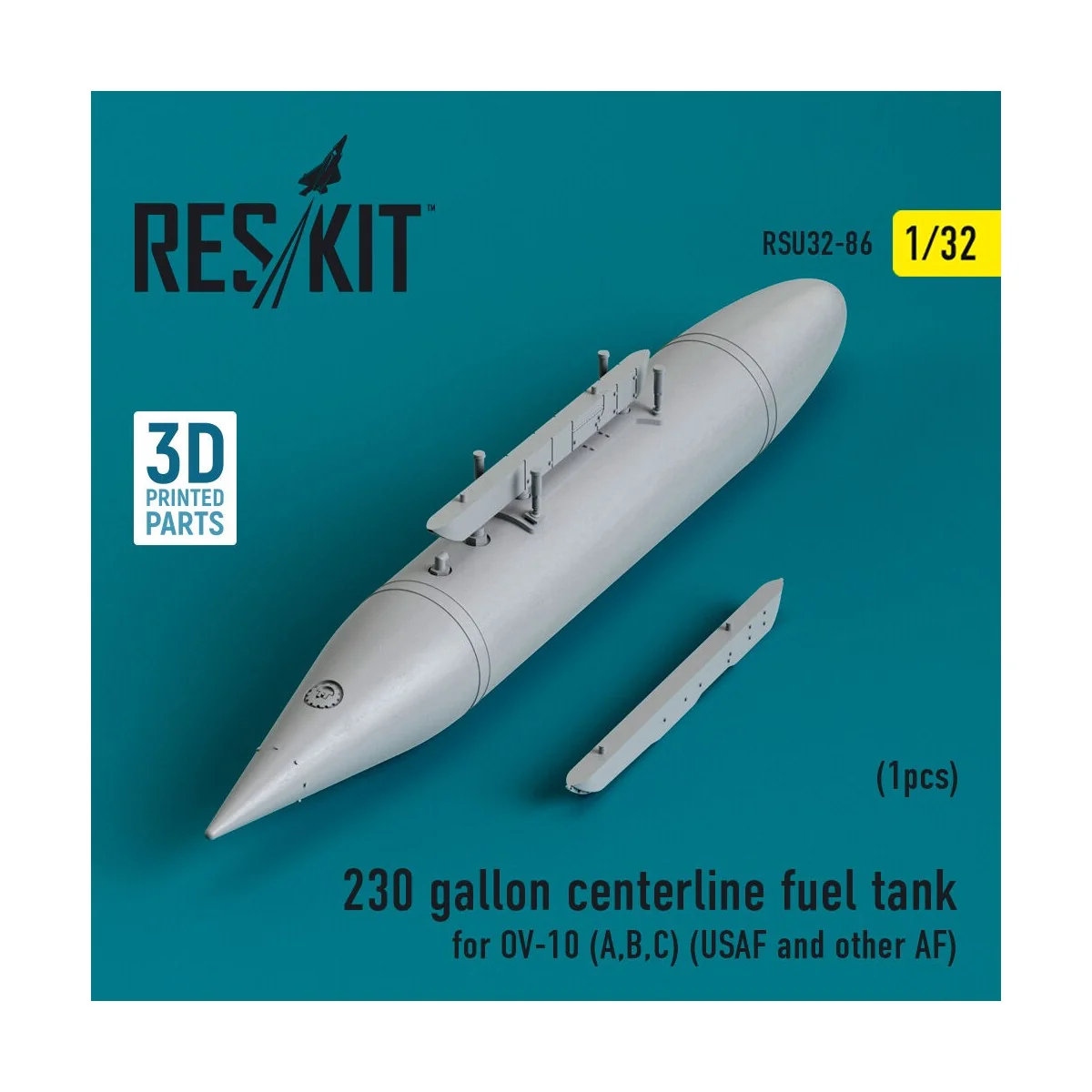 230 gallon centerline fuel tank for OV-10 (A,B,C) (USAF and other A...