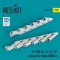 Bf-109E (E1, E3, E4, E7) exhaust for Hobby 2000 kit 1/32 - ResKit M...
