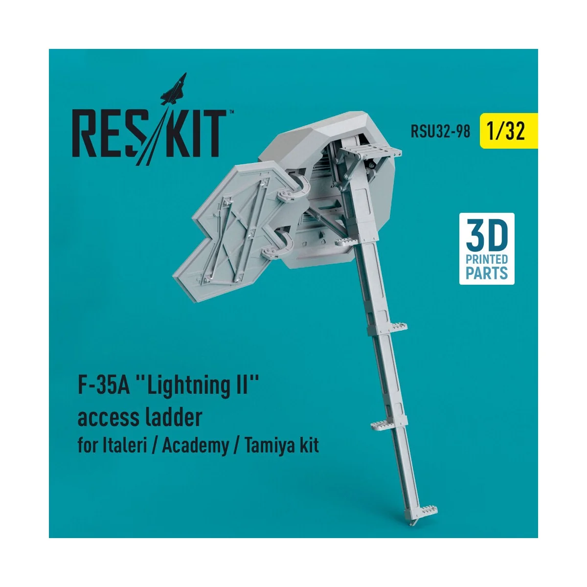 F-35A Lightning II access ladder for Italeri / Academy / Tamiya kit...