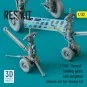 F-14A Tomcat landing gears with weighted wheels set for Tamiya kit ...