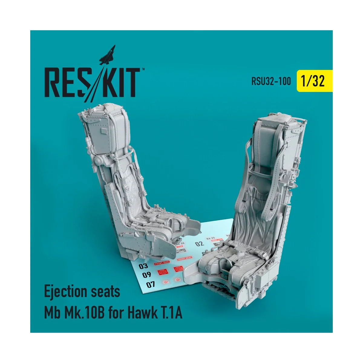 Ejection seats Mb Mk.10B for Hawk T.1A (3D Printed), 1/32 - ResKit ...