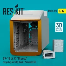OV-10 (A, C) Bronco cargo bay for Kitty Hawk / Zimimodel kit (3D Pr...
