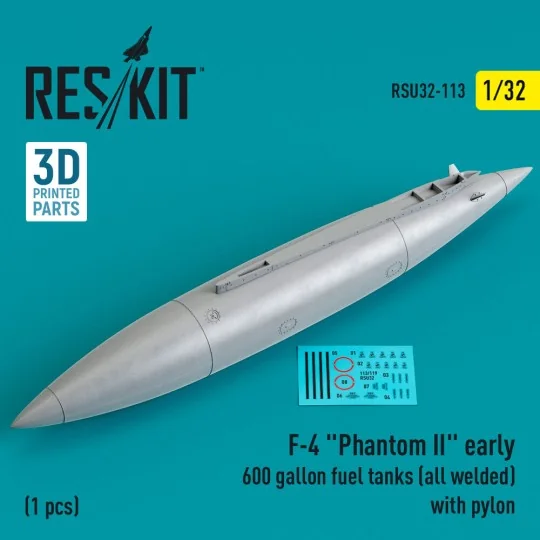F-4 Phantom II early 600 gallon fuel tanks (all welded) with pylon ... F-4 Phantom II early 600 gallon fuel tanks (all welded) with pylon ...