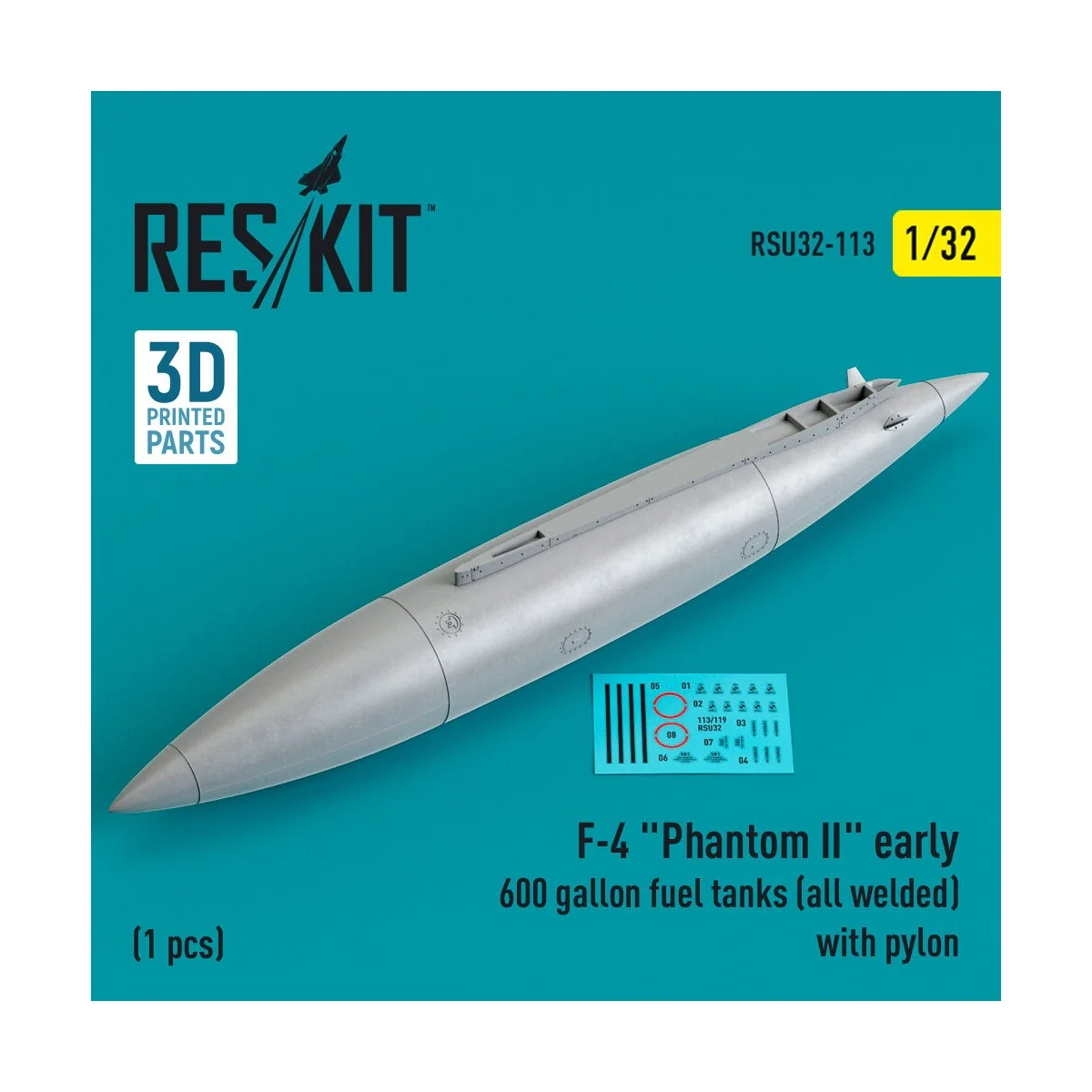 F-4 Phantom II early 600 gallon fuel tanks (all welded) with pylon ... F-4 Phantom II early 600 gallon fuel tanks (all welded) with pylon ...