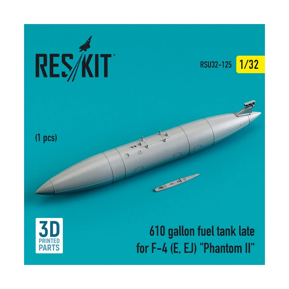 610 gallon fuel tank late for F-4 (E, EJ) Phantom II (1 pcs) (3D Pr... 610 gallon fuel tank late for F-4 (E, EJ) Phantom II (1 pcs) (3D Pr...