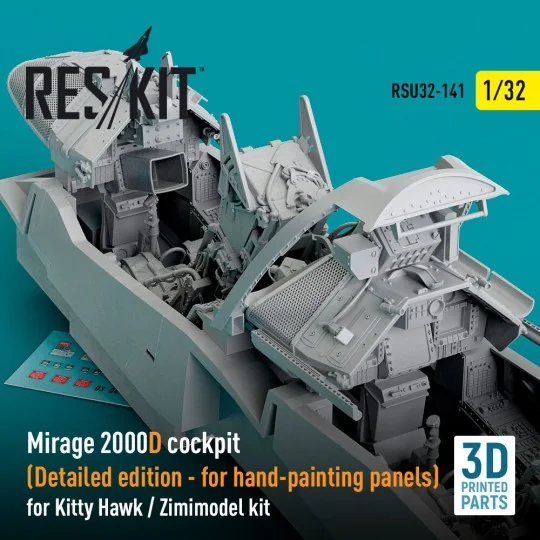 Mirage 2000D cockpit (Detailed edition) for Kitty Hawk / Zimimodel ...