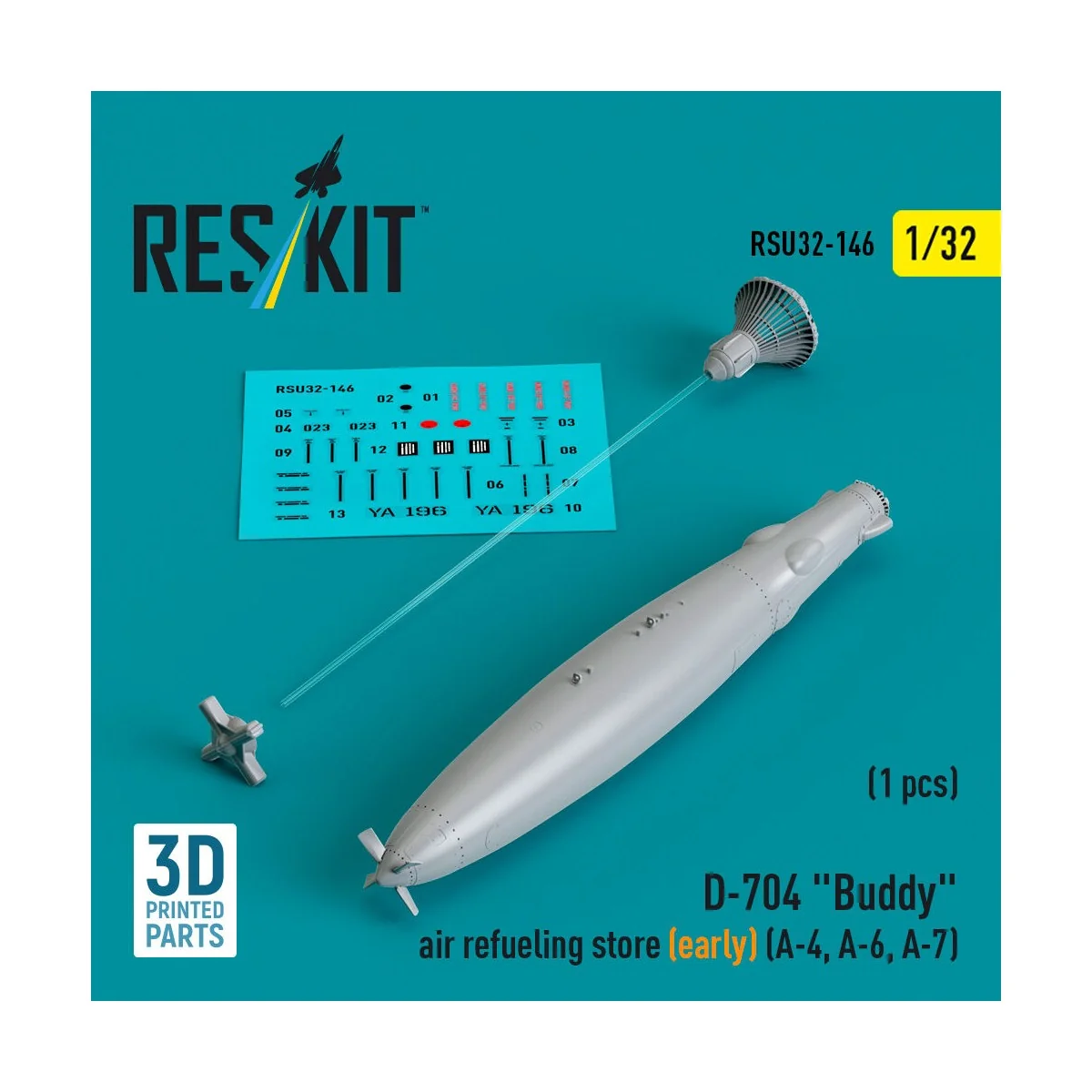 D-704 Buddy air refueling store (early) (1 pcs) (A-4, A-6, A-7) (3D...