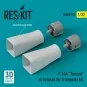 F-14A Tomcat air intakes for Trumpeter kit (3D Printed) 1/32 - ResK...