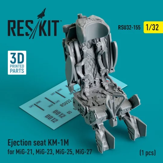 Ejection seat KM-1M for MiG-21, MiG-23, MiG-25, MiG-27 (1 pcs) (3D ...