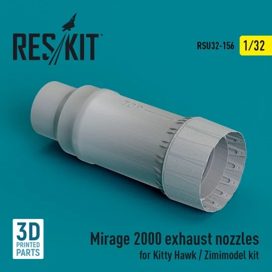 Mirage 2000 exhaust nozzle for Kitty Hawk / Zimimodel kit (3D Print...