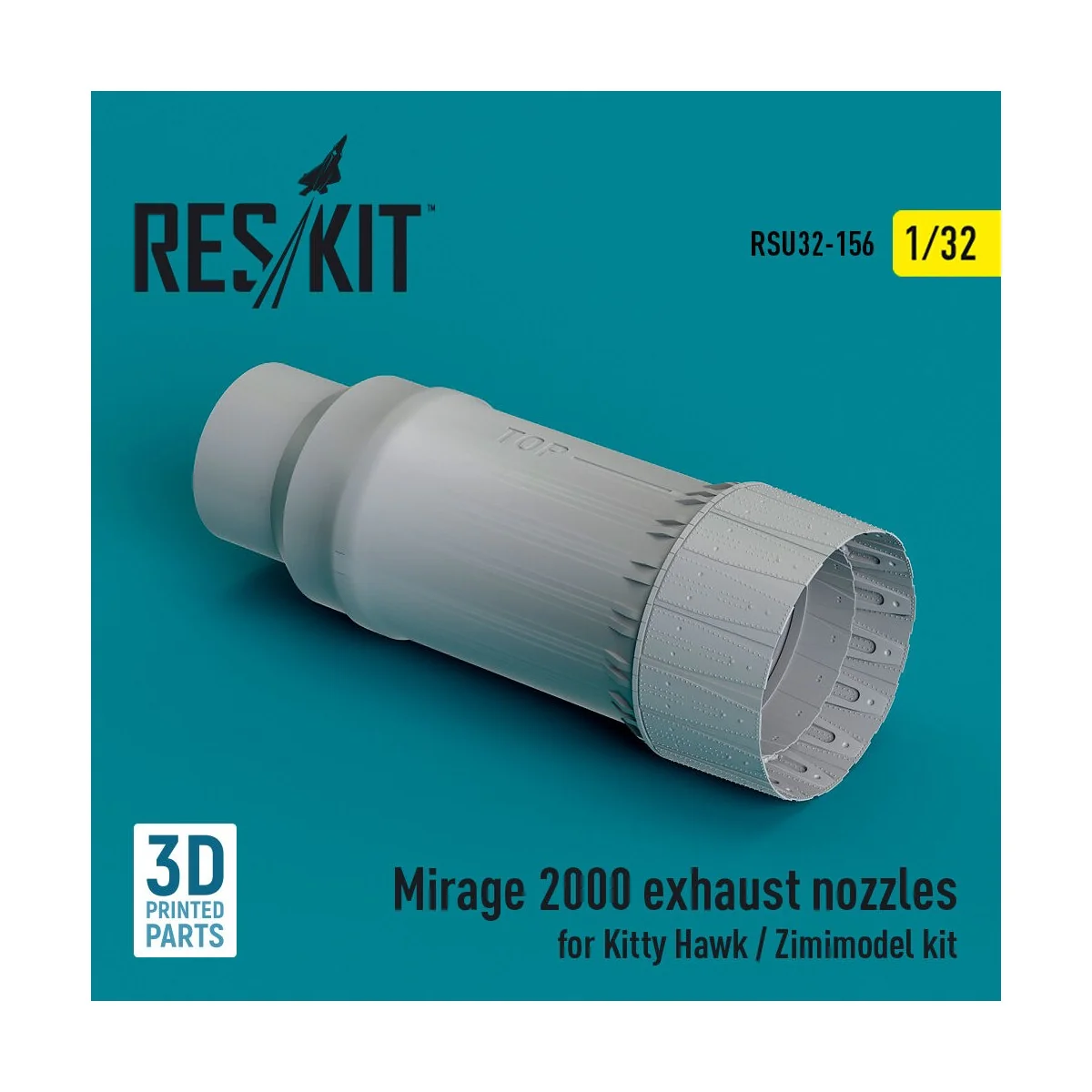 Mirage 2000 exhaust nozzle for Kitty Hawk / Zimimodel kit (3D Print...