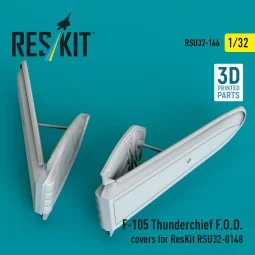 F-105 Thunderchief F.O.D. covers for ResKit RSU32-0148 (3D Printed)...