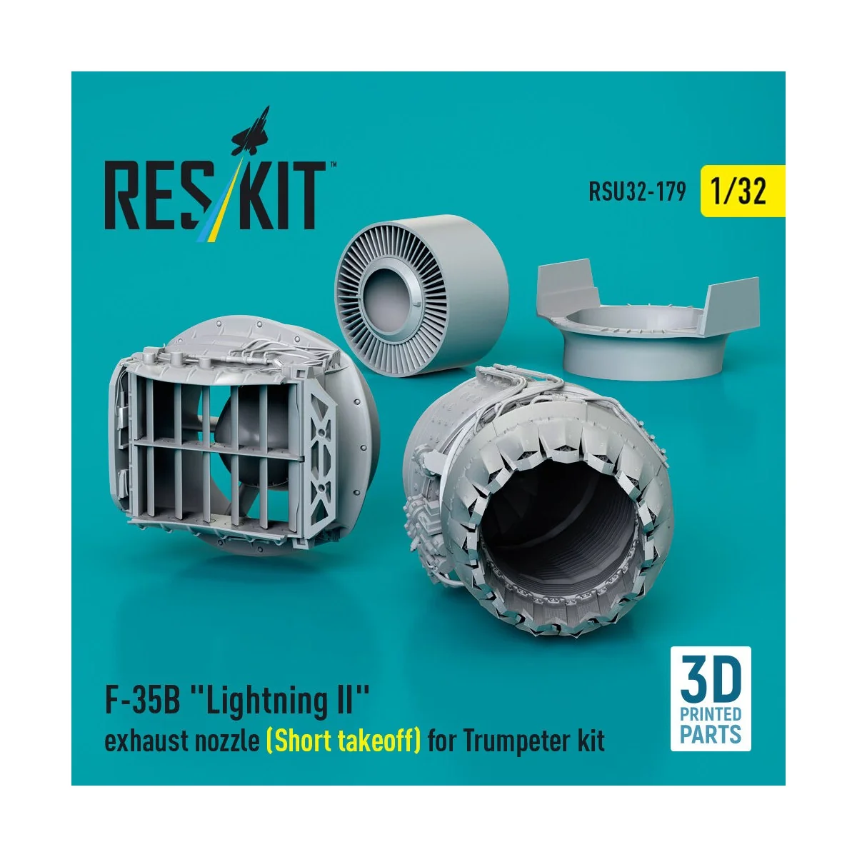 F-35B Lightning II exhaust nozzle (Short takeoff) for Trumpeter kit...