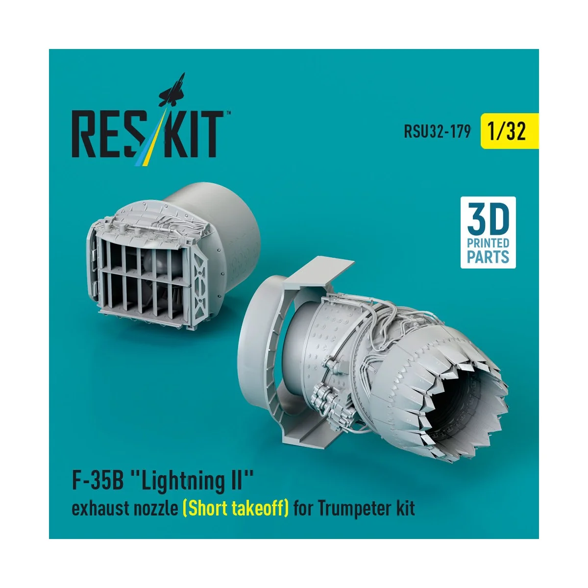 F-35B Lightning II exhaust nozzle (Short takeoff) for Trumpeter kit...