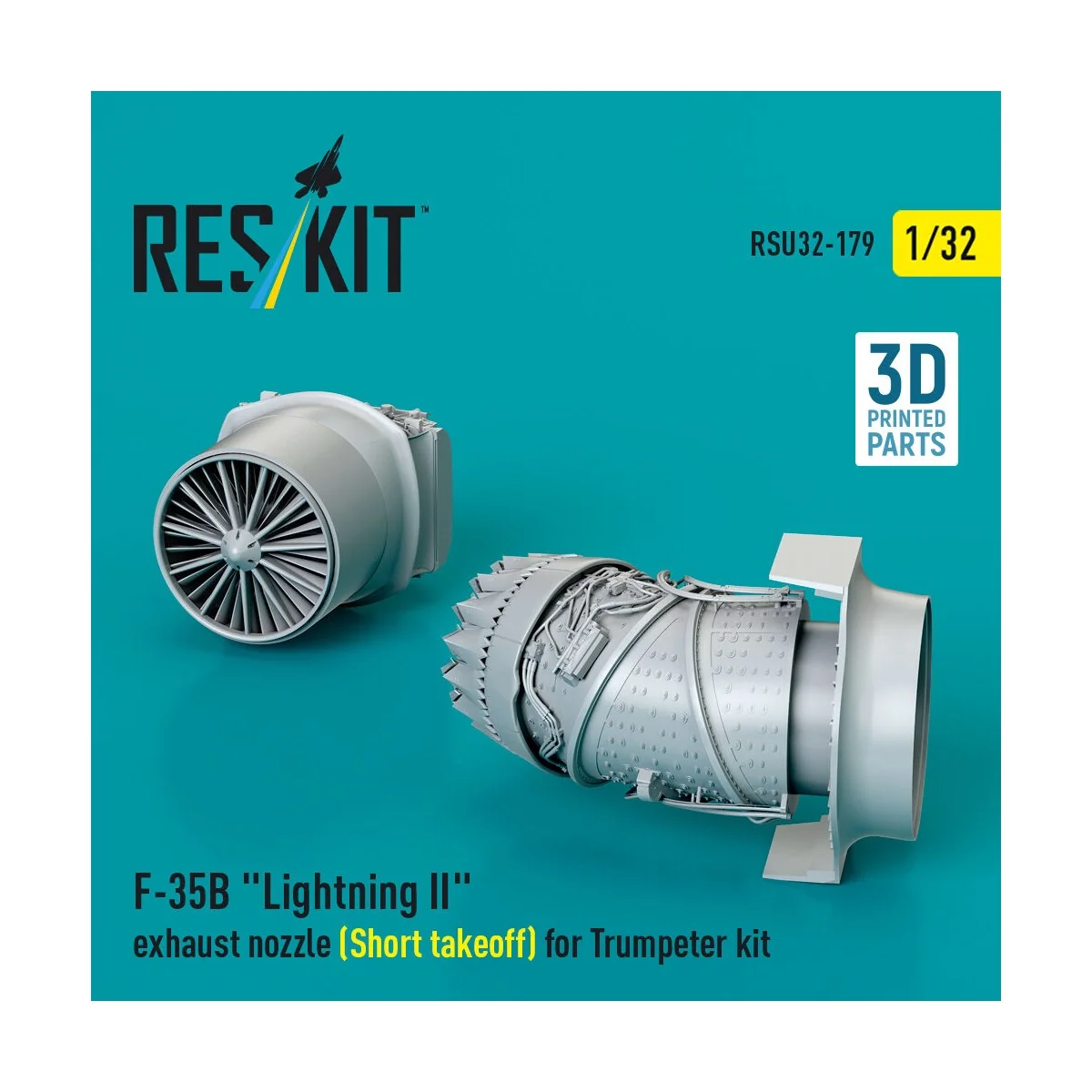 F-35B Lightning II exhaust nozzle (Short takeoff) for Trumpeter kit...