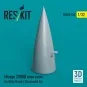 Mirage 2000D nose cone for Kitty Hawk / Zimimodel kit (3D Printed),... Mirage 2000D nose cone for Kitty Hawk / Zimimodel kit (3D Printed),...