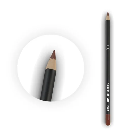 Watercolor Pencil Dark Rust - AK Interactive AK10013 Watercolor Pencil Dark Rust - AK Interactive AK10013
