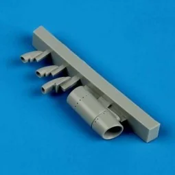 Antonov An-2 air intake & oil rad. f. HB, 1/48 - Quickboost QB48 534