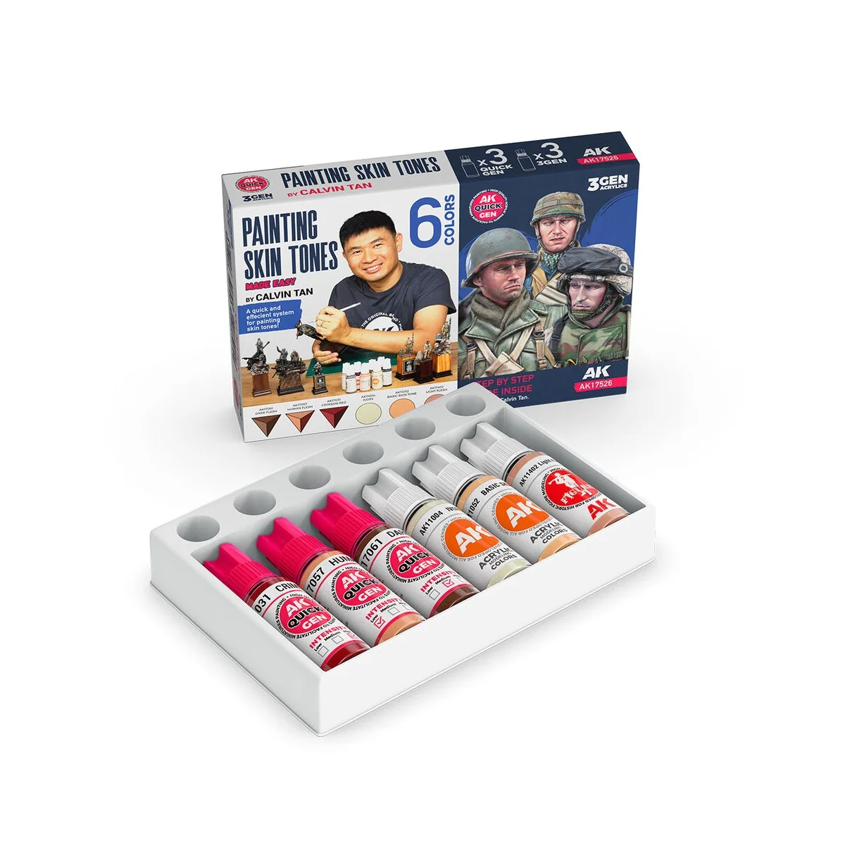 PAINTING SKIN TONES - AK Interactive AK17526 PAINTING SKIN TONES - AK Interactive AK17526